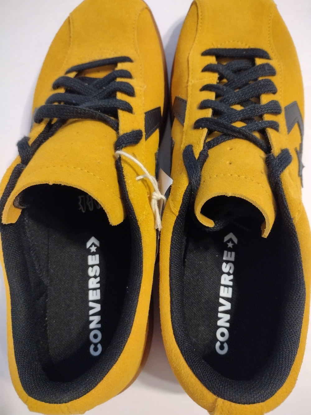 Converse All Star Men’s Mustard Suede Low-Top Sneakers - Picture 4 of 6